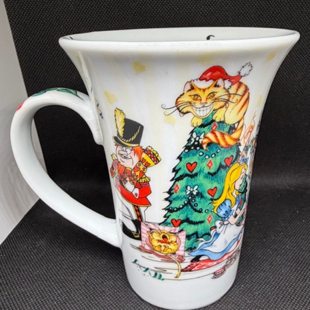 Alice’s Christmas Tea Party Mug – Paul Cardew 150th Anniversary Tall Latte Cup
